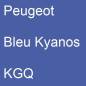 Preview: Peugeot, Bleu Kyanos, KGQ.